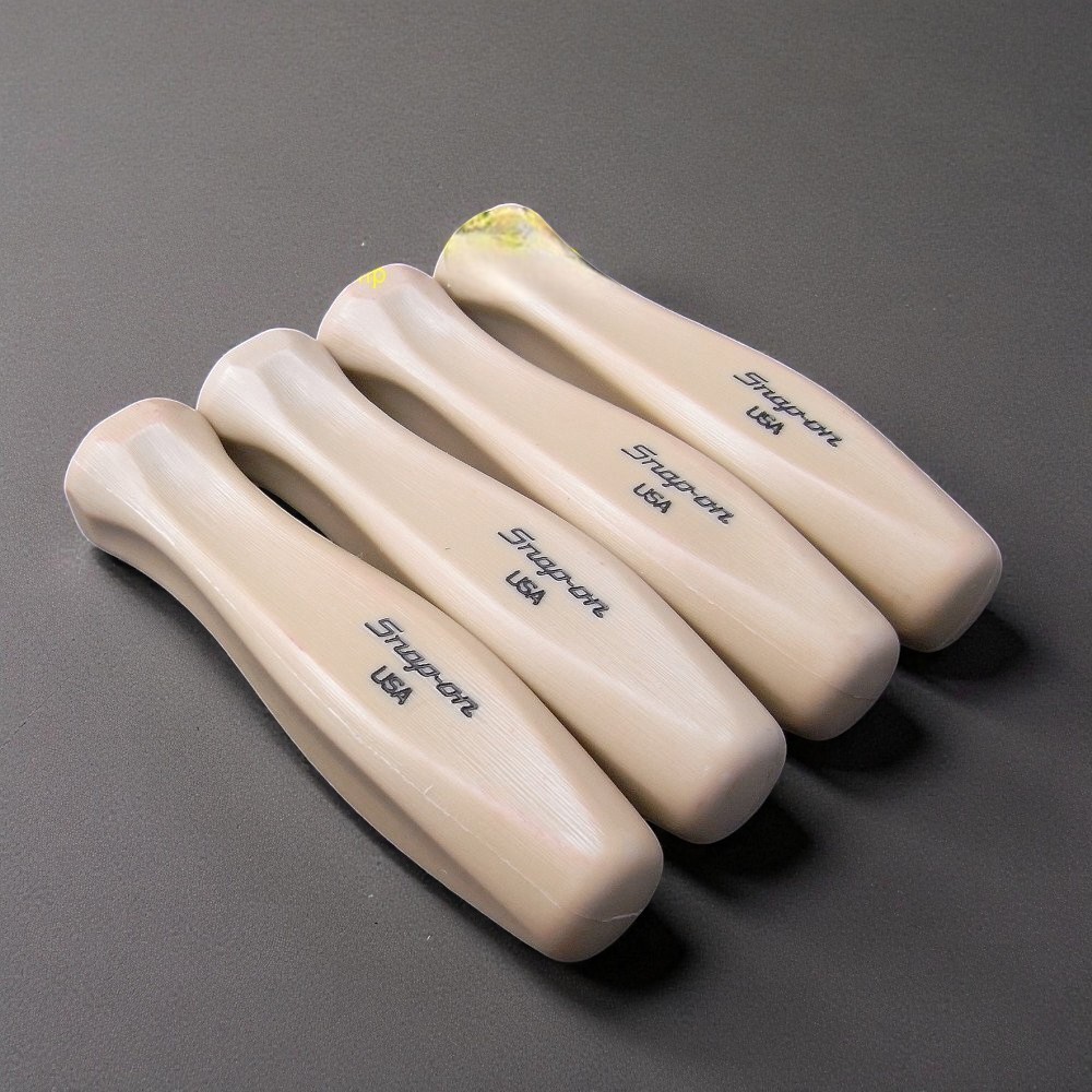 Snap-on mini grip set of 4 TAN 3.5mm Unused JP