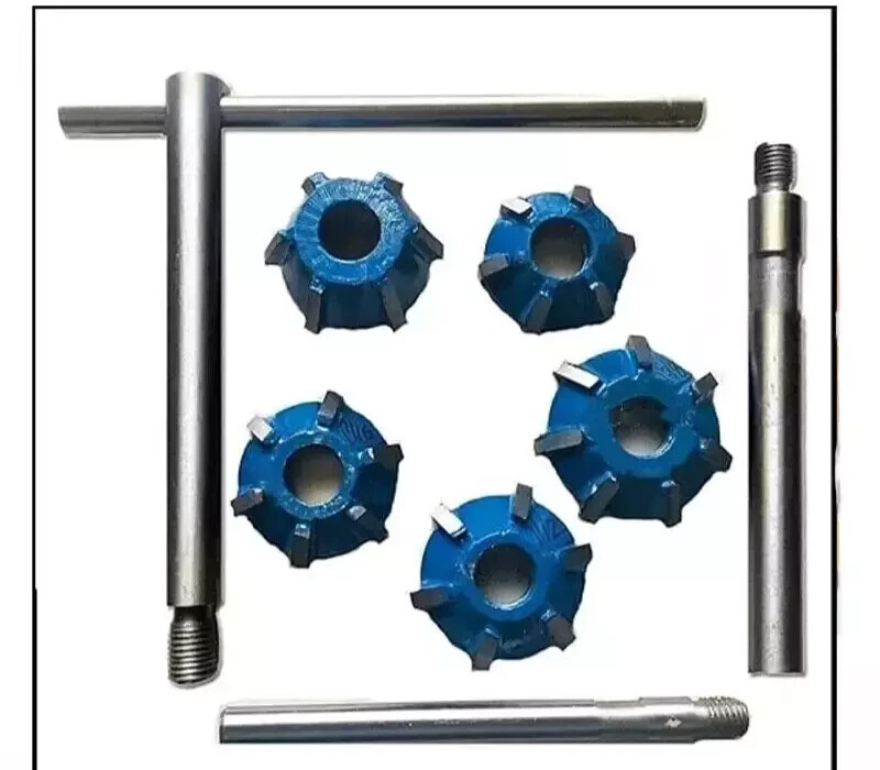 Carbide Tipped Valve Seat Face Cutter Set Of 5 Pcs Kit Cutters Tip