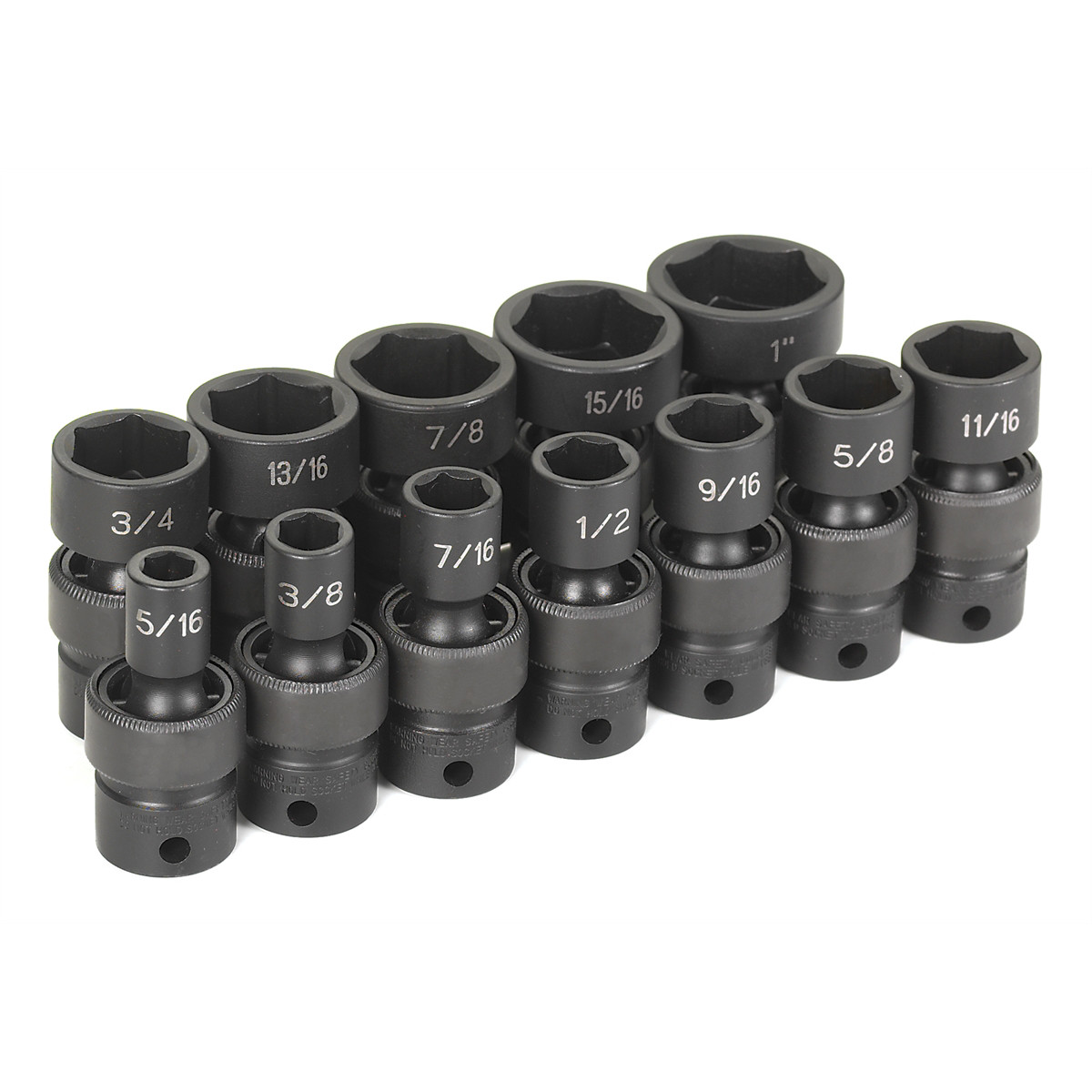 Grey Pneumatic 1212U 3/8″ Dr. 12 Pc. 6 Pt. Standard Length Frac. Univ. Set
