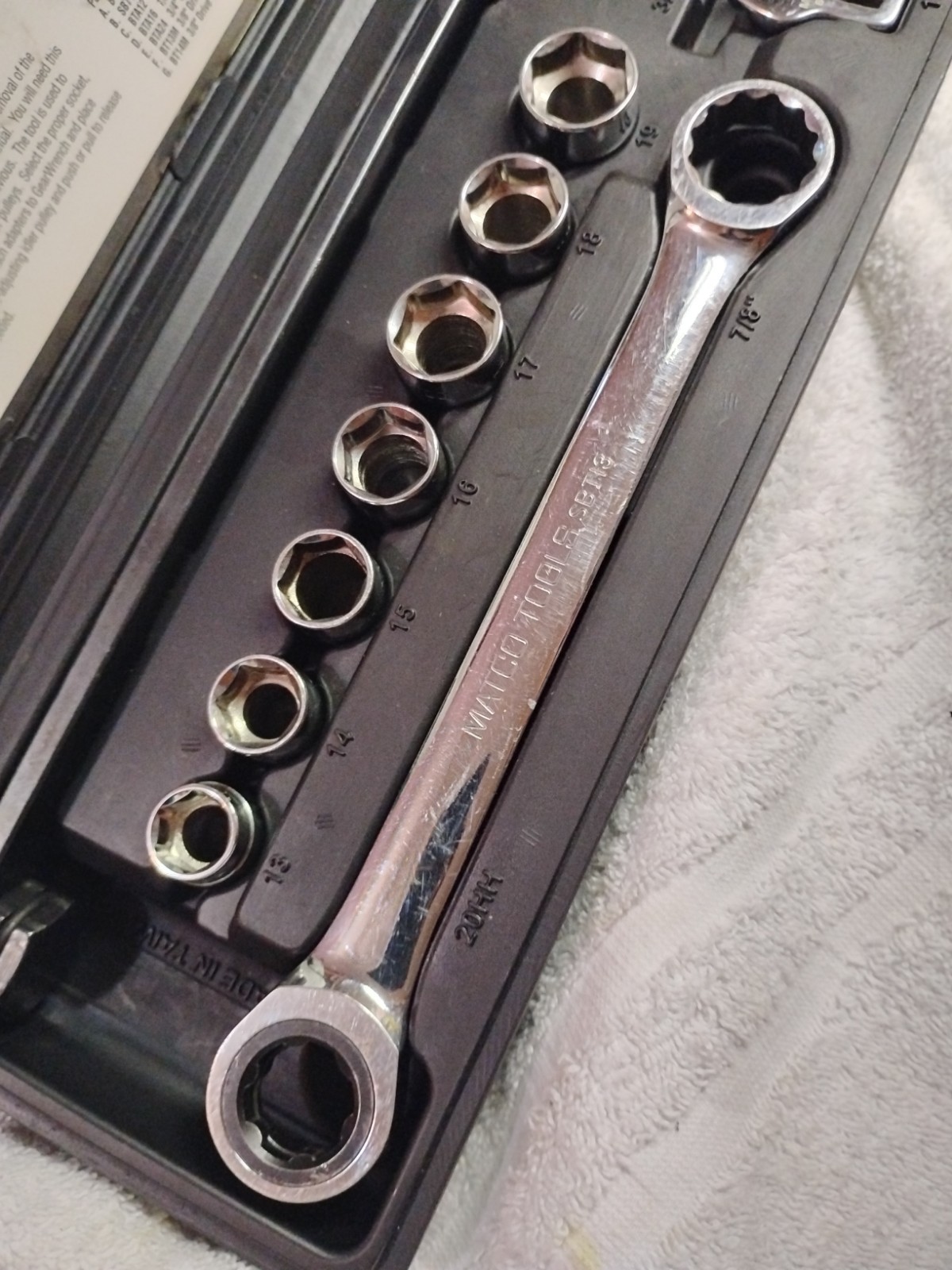 Matco Tools MSBT15 Serpentine Belt Tool Kit With Case