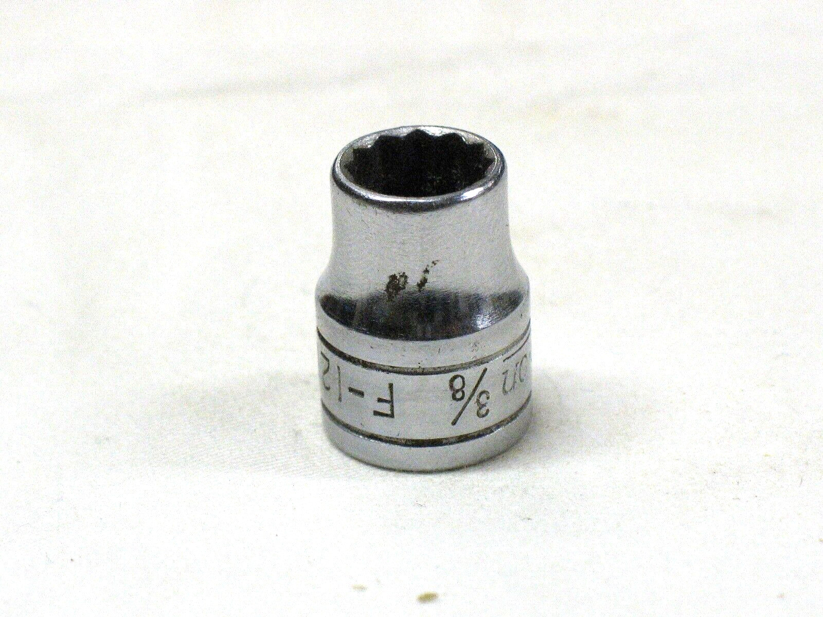 Snap-on 3/8″ 12 Point Chrome Shallow Socket 3/8″ Drive #F121