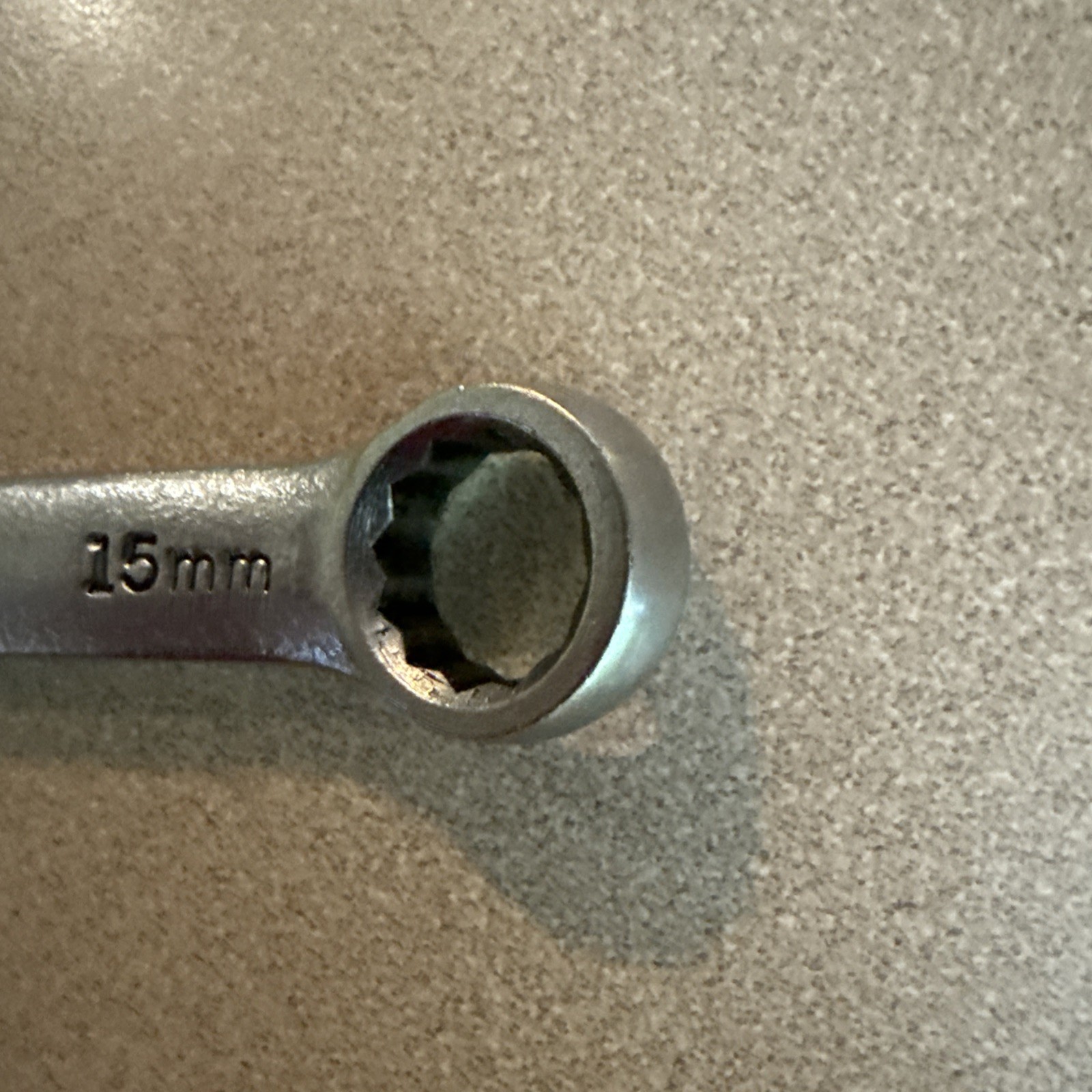 NAPA NDM55 15mm 12 Point SAE Chrome Combination Wrench USA