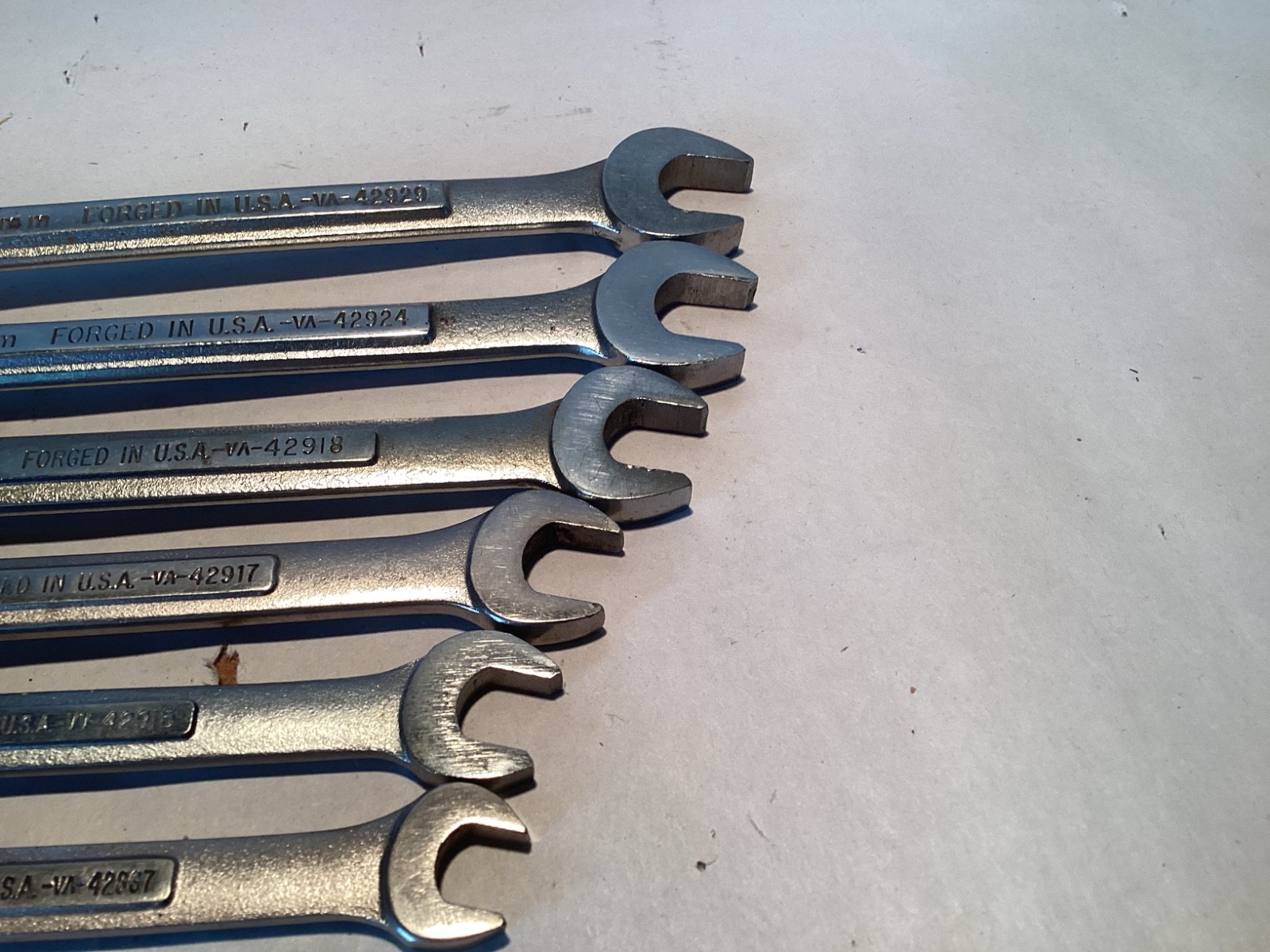 6 Vintage Craftsman V/ metric combo wrenches 10mm 11mm 13mm 14mm 16mm 17mm