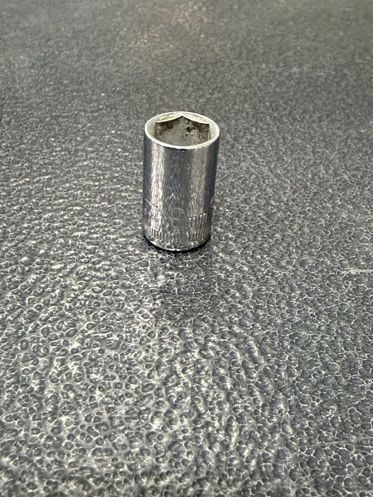 Vtg 9mm Craftsman G-Series Part 43507 1/4″ Drive 6-Point Socket USA Made NOS