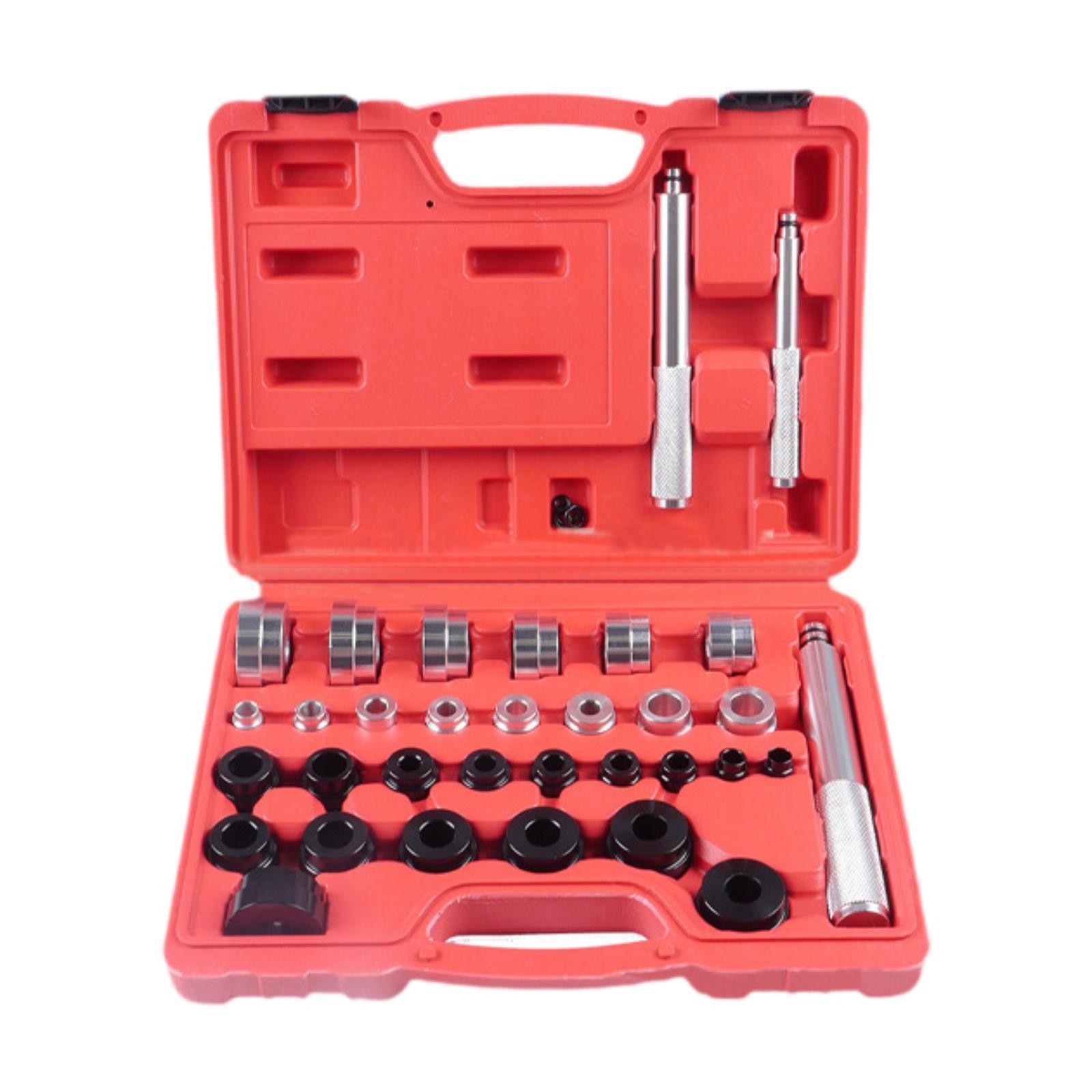 33 Pieces Master Bushing Driver Set Portable Professional 3 Sizes Handles Sturdy