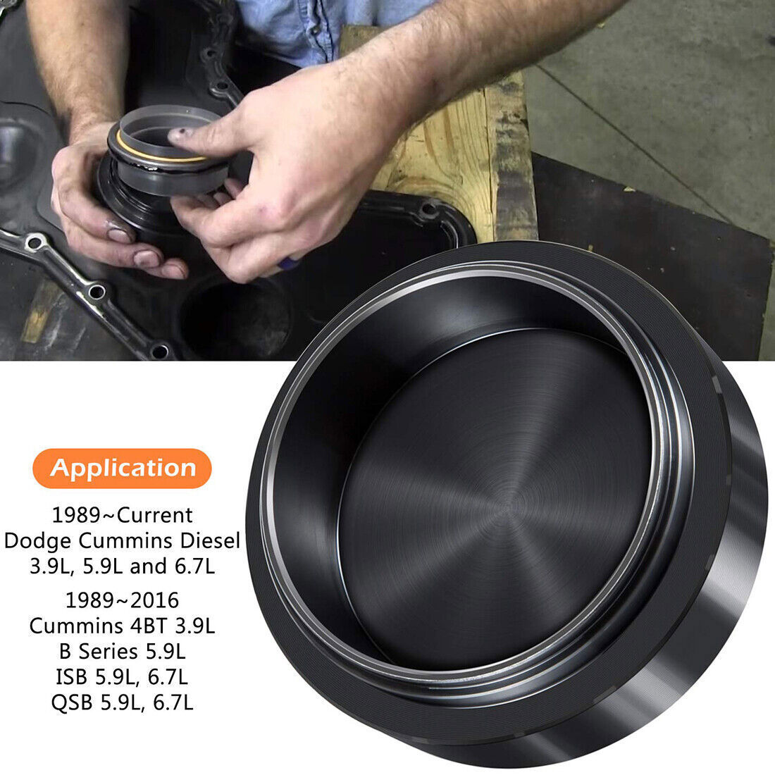 Front Cover Crankshaft Seal & Wear Sleeve Installer Tool for Cummins 5.9L 6.7L