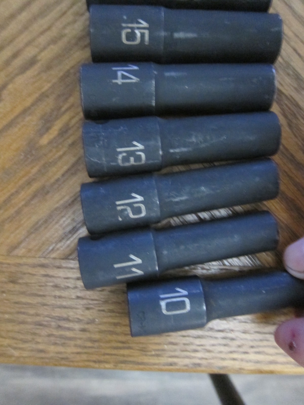 Matco Tools 15-PC. 1/2″ Drive Metric Deep Impact Socket Set – 6-PT.