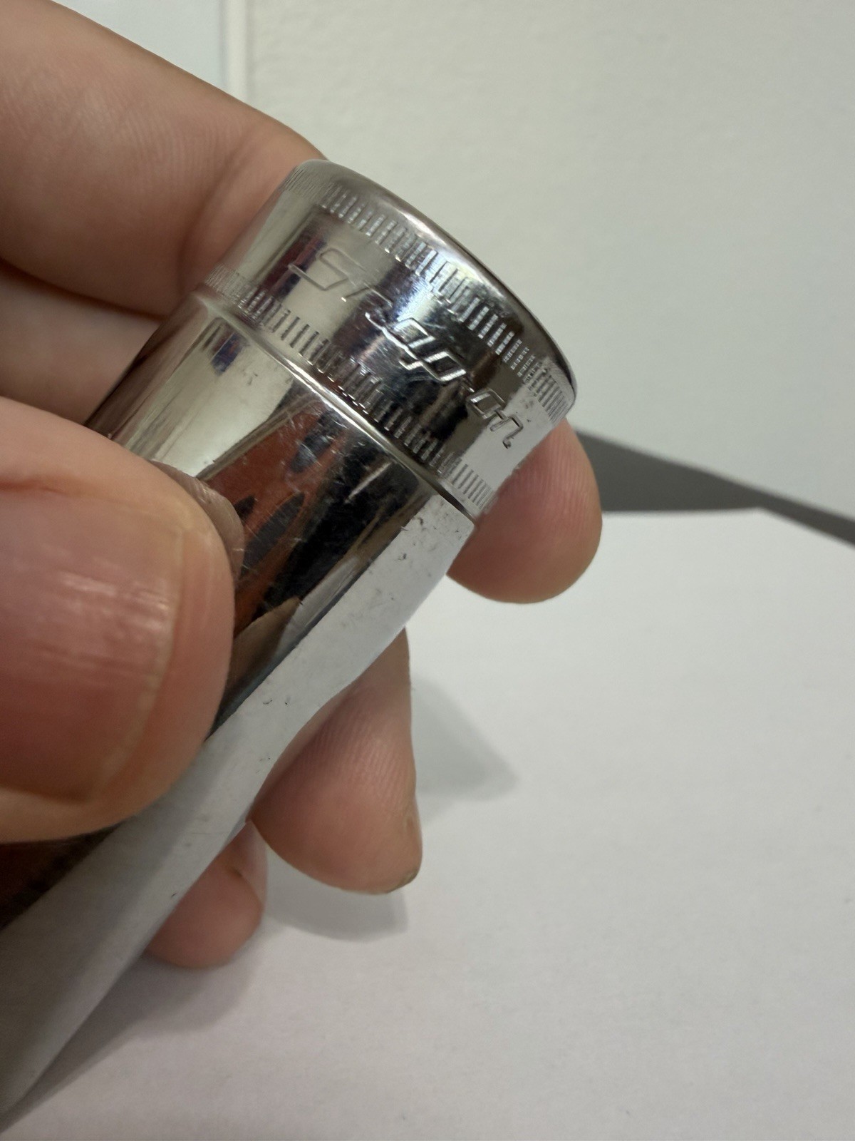 Snap On 3/8″ Drive 6-Point 21mm Deep Chrome Socket SFSM21