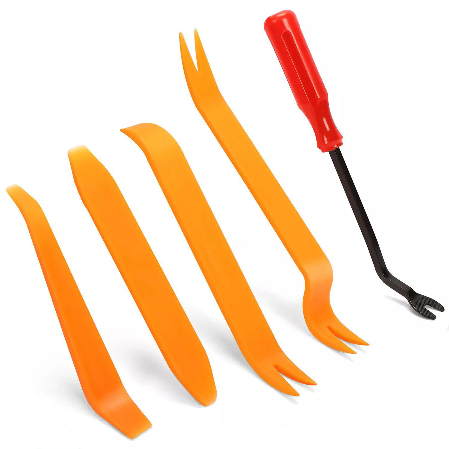 BDFHYK 5Pc Auto Clip Pliers Set Fastener Remover Car Trim Rivet Removal Pry Tool