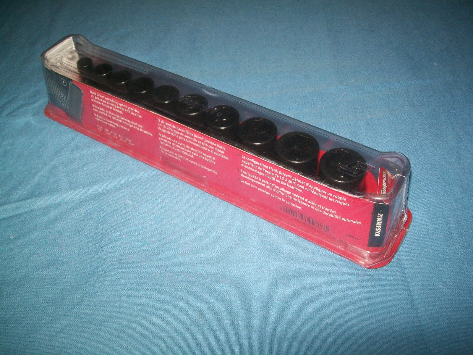 NEW Snap-on™ 3/8″ drive 5/16″ thru 7/8″ 6point SEMIDEEP Impact Socket 210IMFSYA