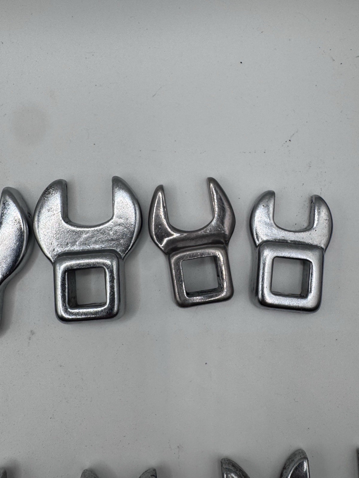 15 Pc 3/8 Drive Crowfoot Flare Nut Wrench Lot SAE Metric Craftsman TTC