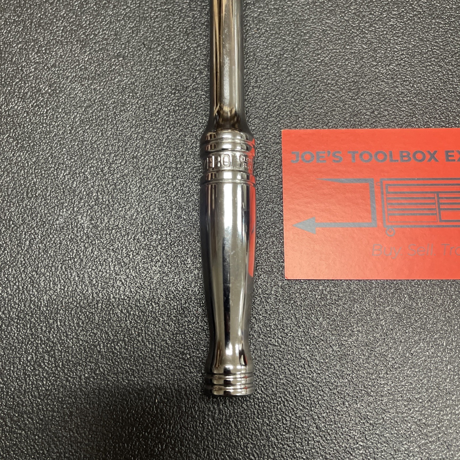 Snap-on Tools USA NEW 3/8″ Drive Chrome Handle Gearless Round Head Ratchet FZERO