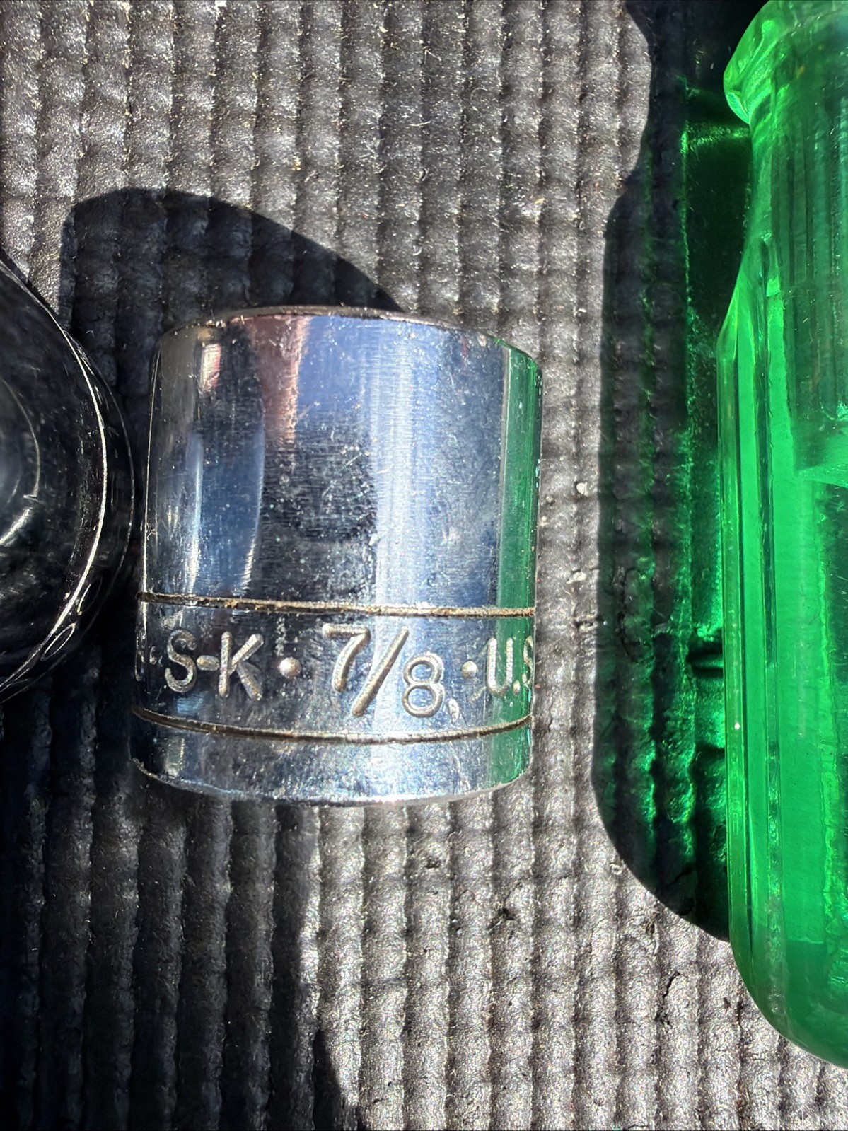 SK Tools USA 4PC Lot 1/4 Spinner 40954 18mm Socket 40318 45128 7/8” 40138 1-3/16