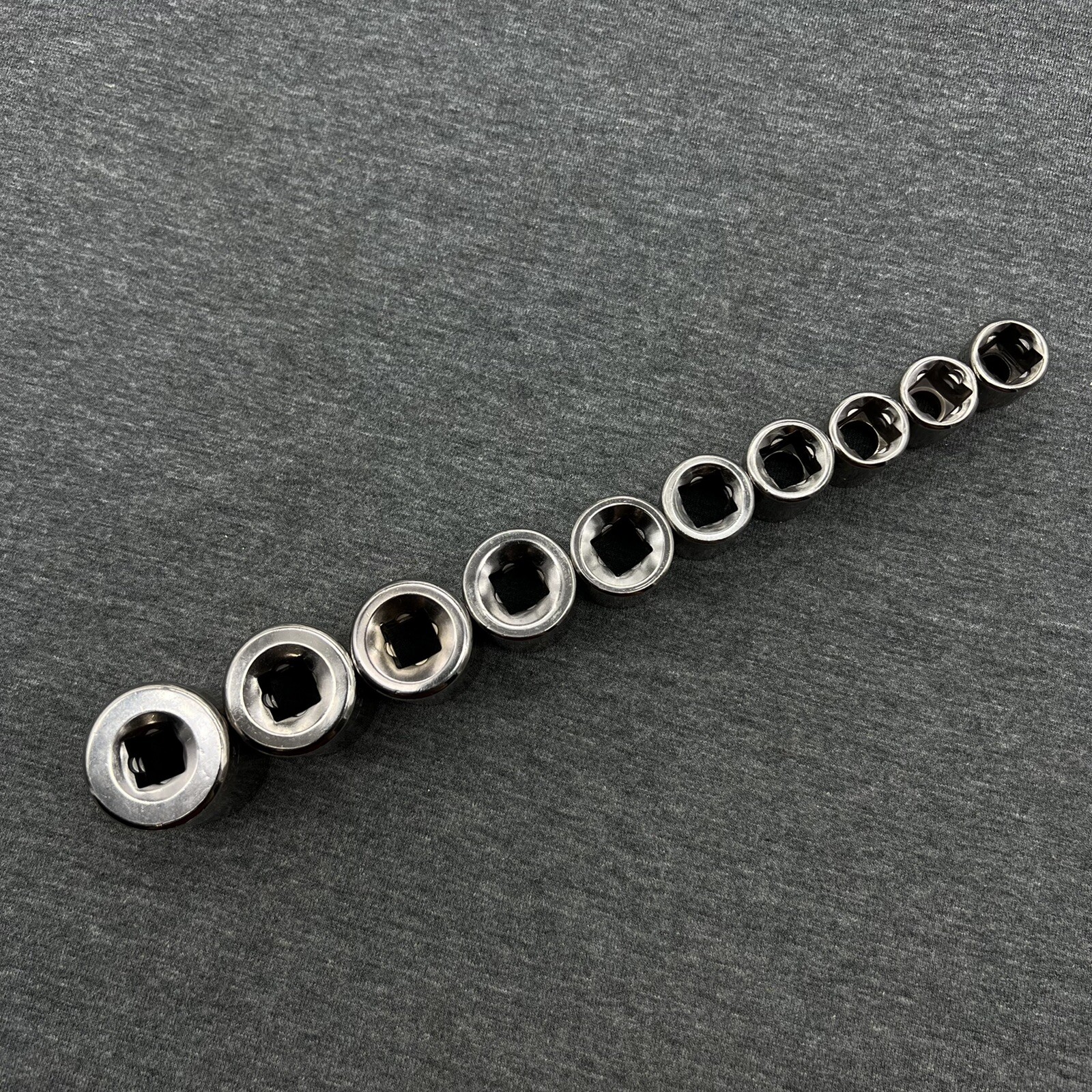 Craftsman 10pc SAE Shallow Socket Set 3/8” Drive 12 Point 5/16″ – 7/8″ G2 USA