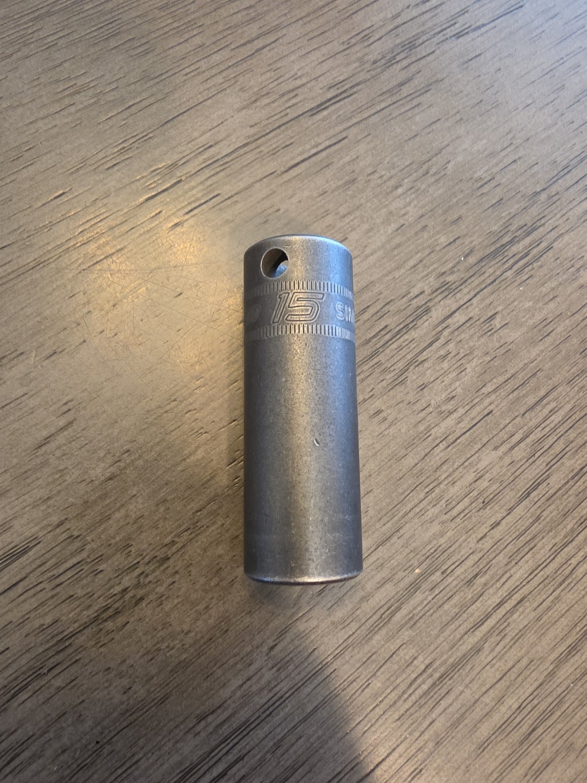 Snap-on Tools 3/8″ Drive 6pt Metric 15mm DEEP Impact Socket SIMFM15 USA