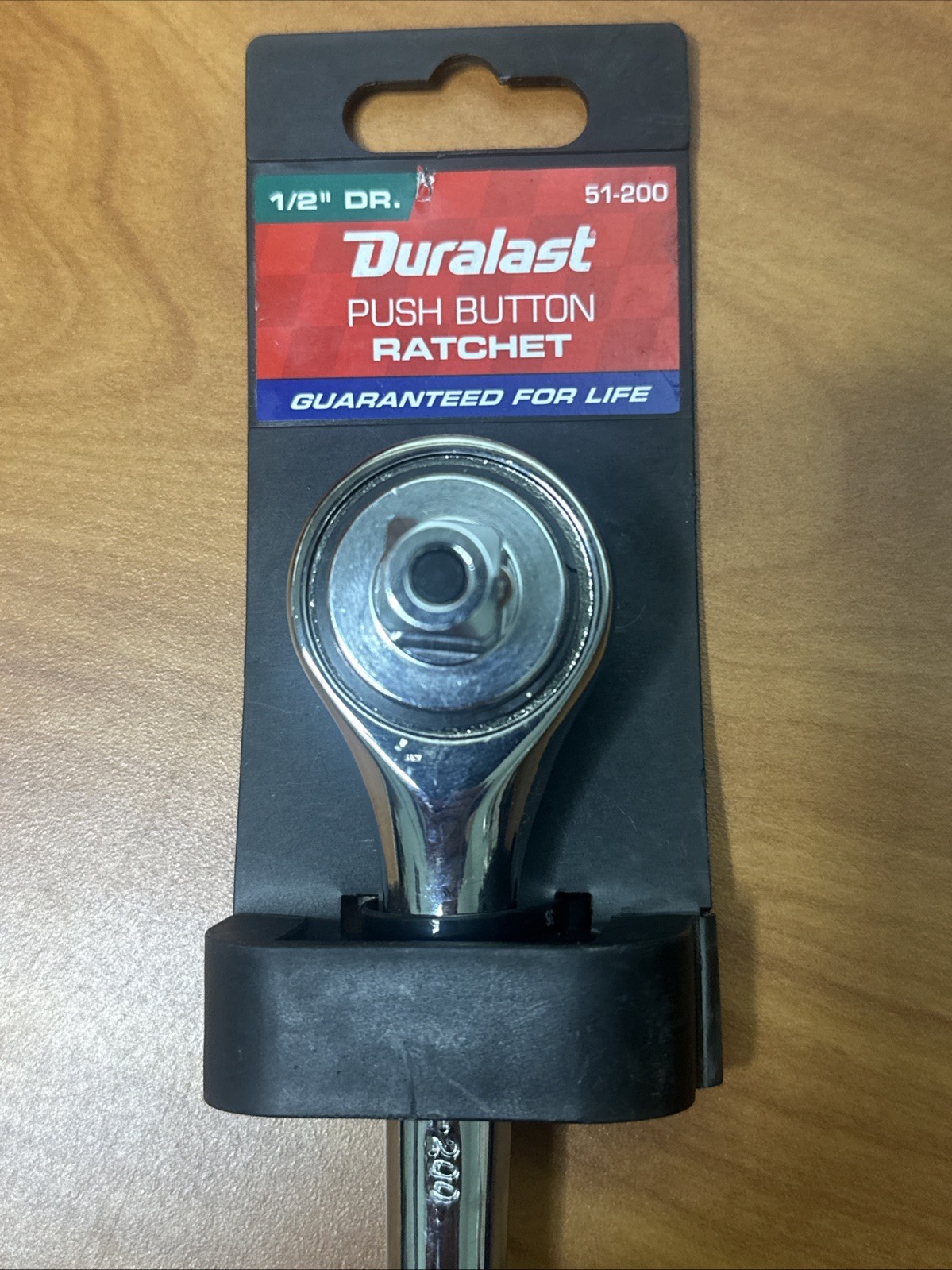DURALAST 1/2” DR. DRIVE RATCHET WRENCH, 51-200, QUICK RELEASE,