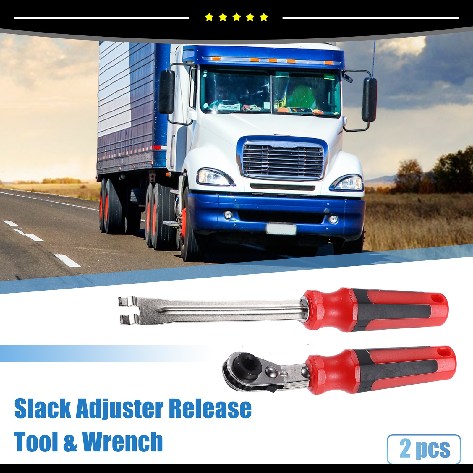Universal Piece of 1 Plastic,Metal Automatic Slack Adjuster Release Tool Wrench