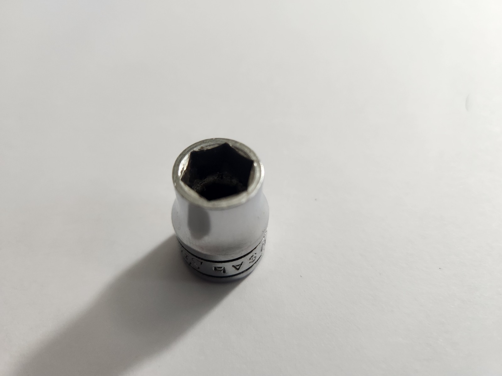 Snap On FS-121 3/8″ Drive 6pt 3/8″ SAE Shallow Chrome Socket – Made in USA