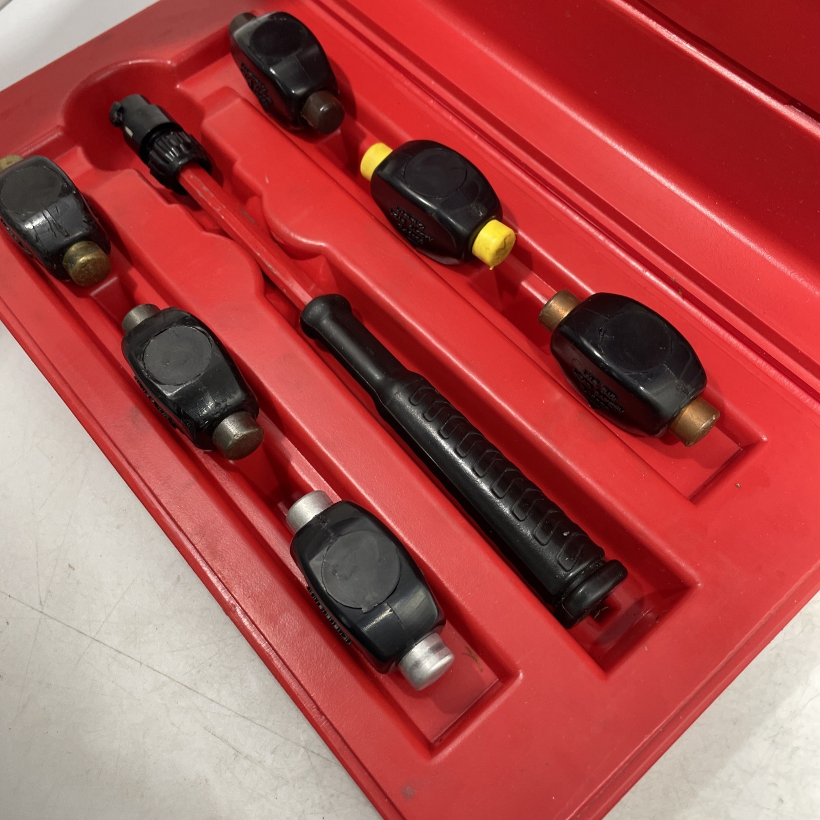 Blue Point HM16KT 7 Piece Micro Strike Changeable Head Mallet Set W/Case
