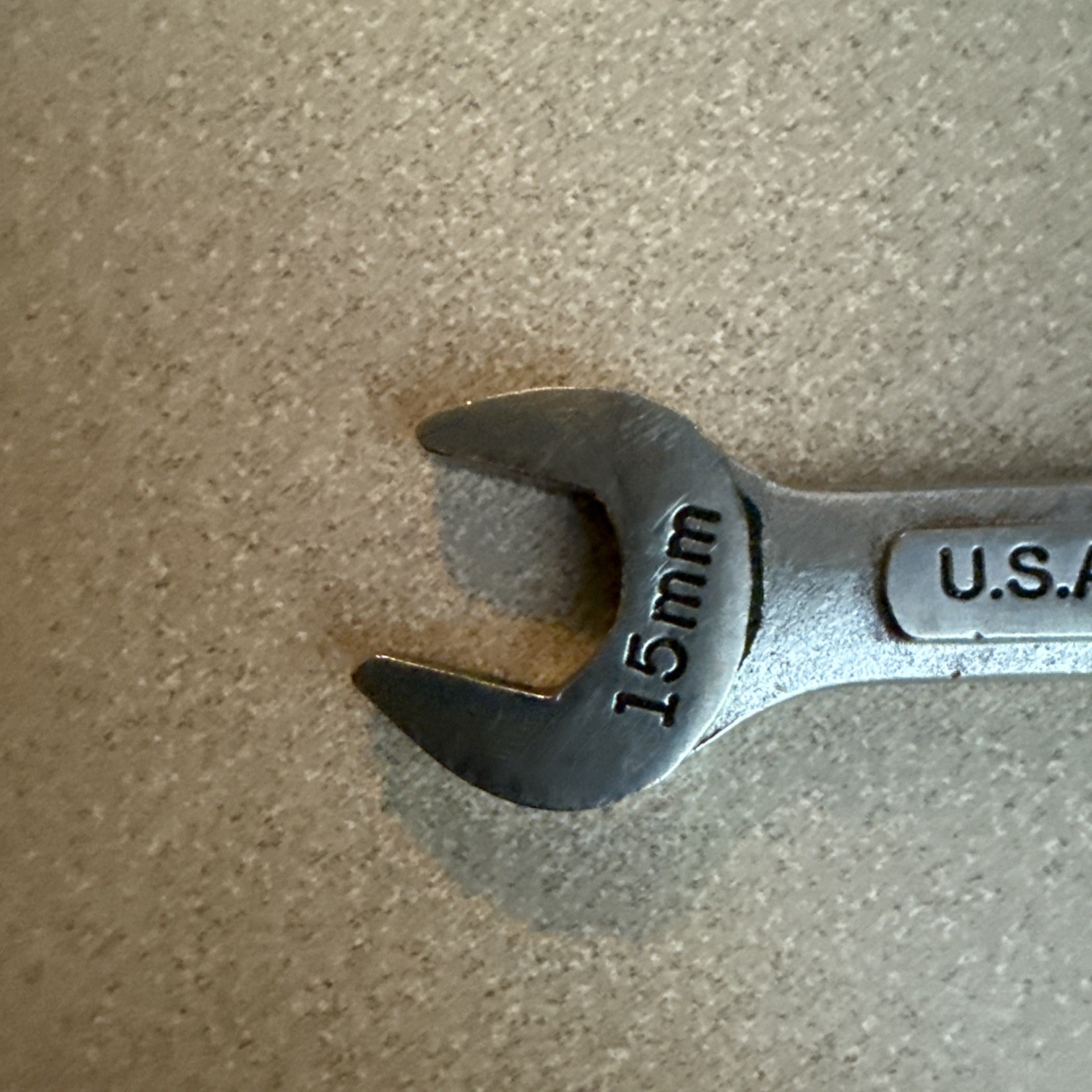 NAPA NDM55 15mm 12 Point SAE Chrome Combination Wrench USA