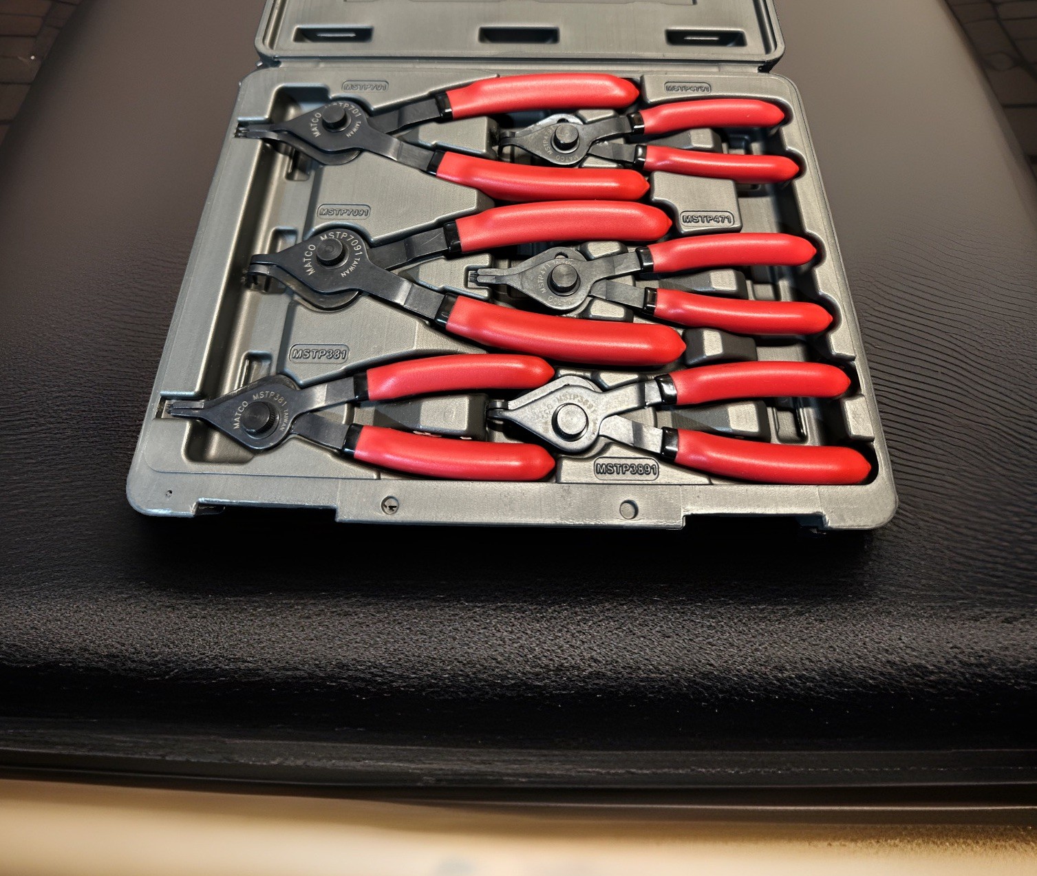 Matco 6pc SMSTP6B Internal/External Snap Ring Pliers Set