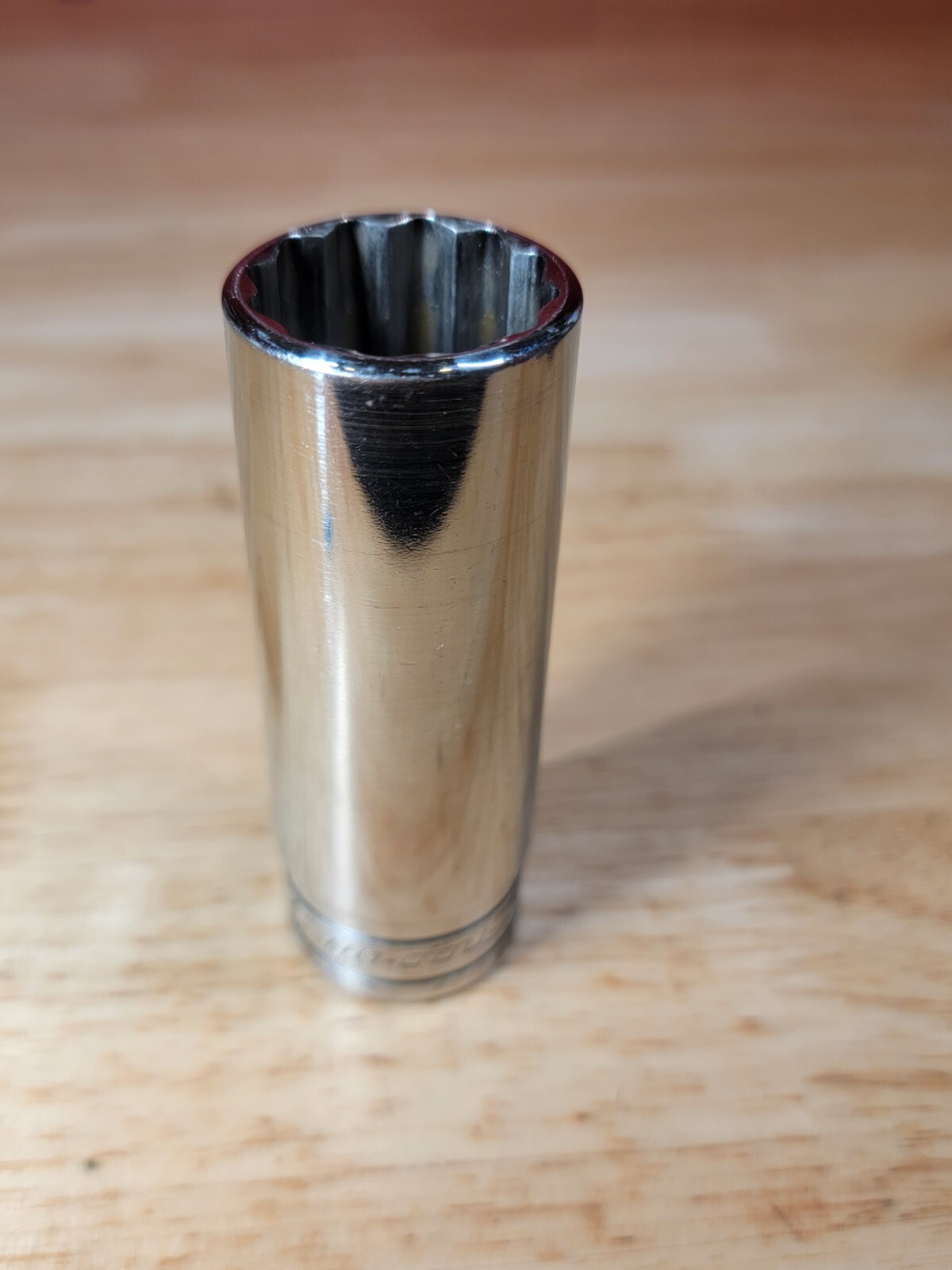 Snap-on Tools S281 7/8″ SAE 1/2″ Drive 12-Point Deep Chrome Socket