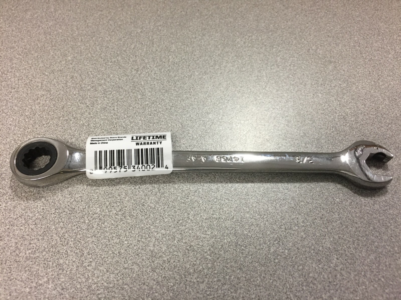 Craftsman 00914736 3/8 in. x 3/8 in. x 6.89 in. L 12 Point SAE Combination Wrenc