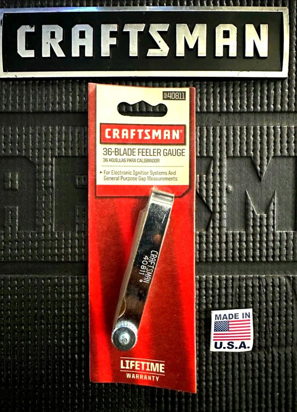 NOS 🔥 Sears Craftsman USA Quality 36-Blade Feeler Gauge 40811 RARE – Fast Ship!