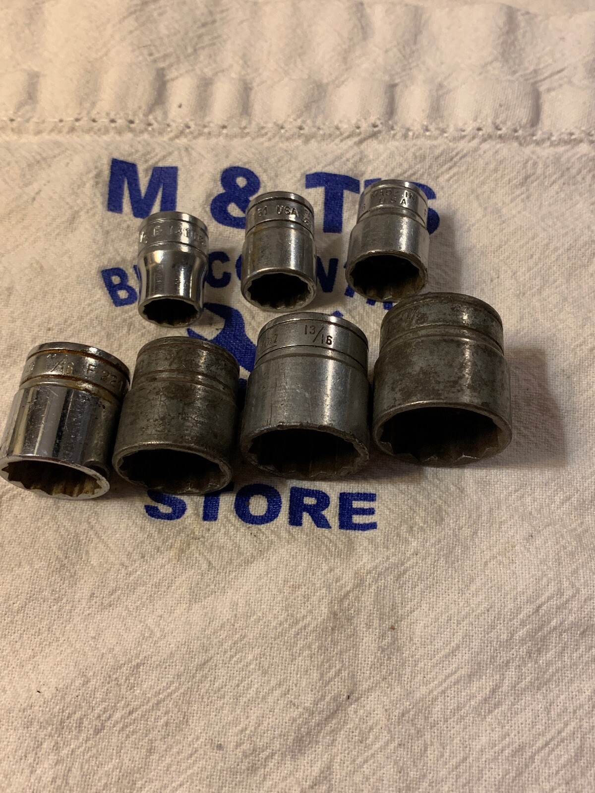 Snap-on Tools USA 3/8″ Drive 12pt 7pc Chrome Socket Set F Series