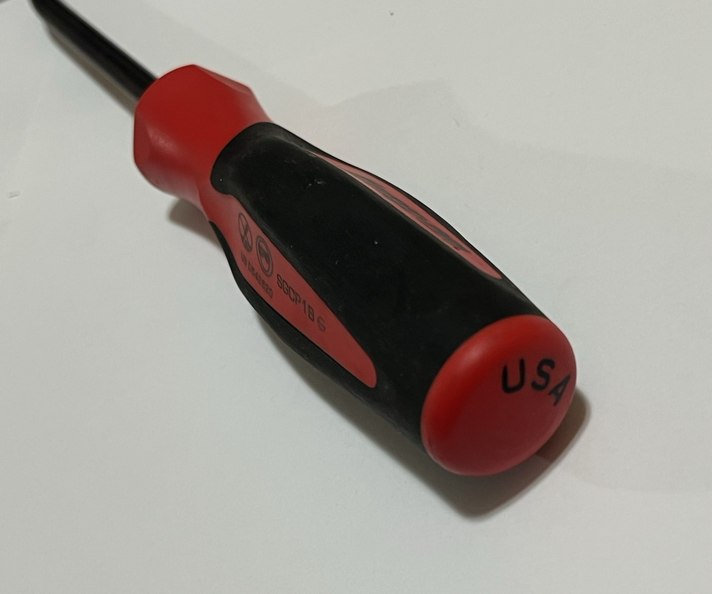 Snap On SGCP1B Cotter Pin Puller Pick Tool 10″ Long Soft Grip Handle USA NICE