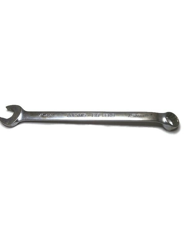 Snap On Tools SOEXM15 Metric 15mm Combination Wrench Flank Drive 12 point USA