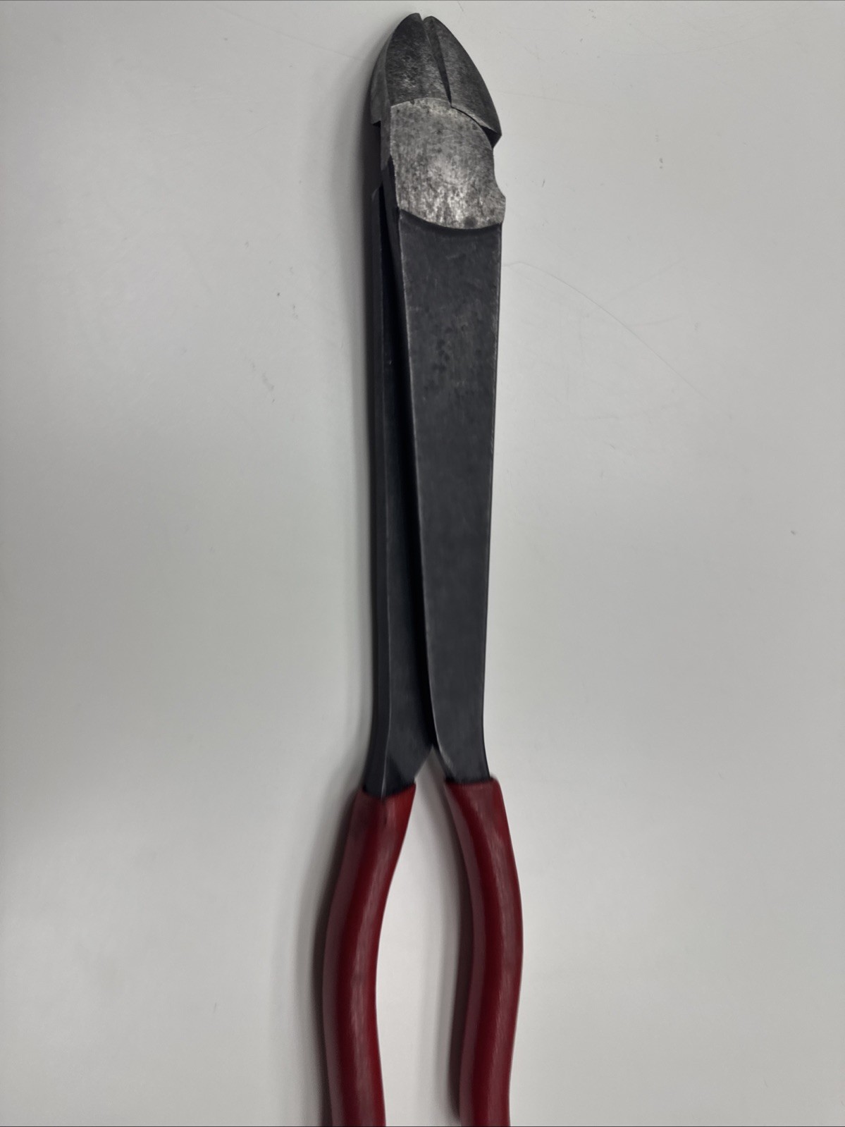 Snap-on 312CP 11″ Power Edge Long Diagonal Pliers Red Grip