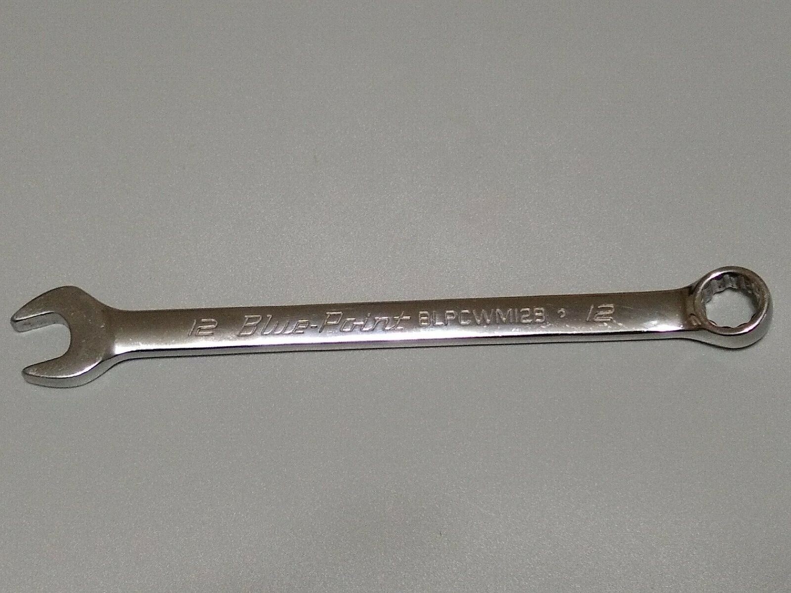 BLUE POINT BLPCWM12B, 12MM. COMBO WRENCH, 7.25″ LONG. 12 POINT. *GLOSSY FINISH*