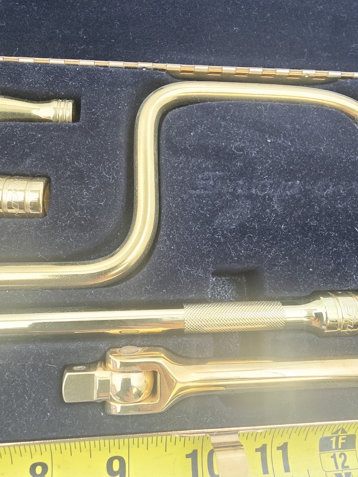 Snap-On Gold Plated 3/8″ Drive Service Set RARE KRA-284 B