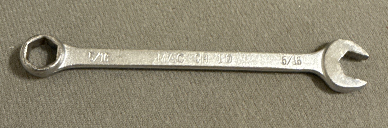 MAC Tools Chrome 5/16 Inch 6 Point Combination Wrench CH 10 USA