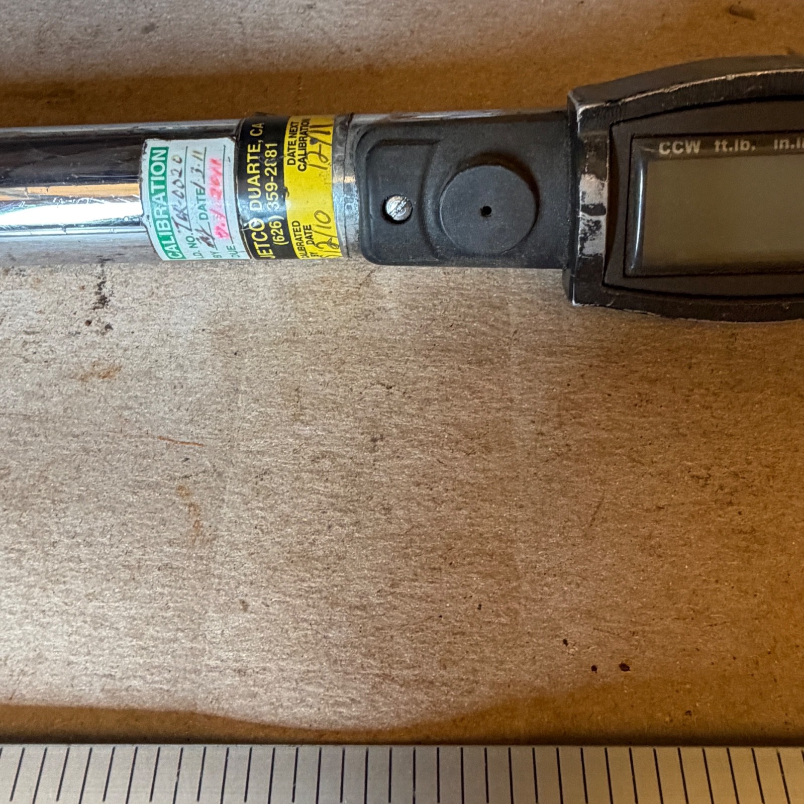 Jet Co Digital Torque Wrench 1/2″ Drive Electronic 1082835 no case 21” long