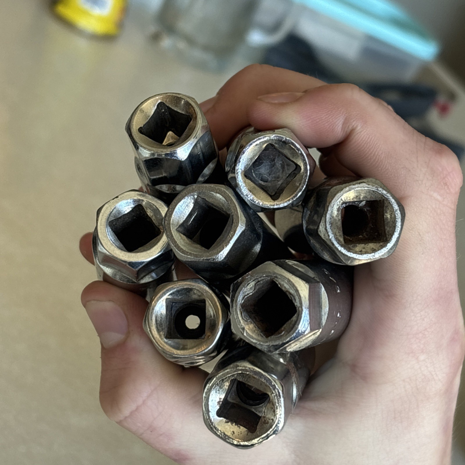 lot of 8 Craftsman and unbranded 5/8″ Spark Plug Socket 3/8″ Drive 6 Point