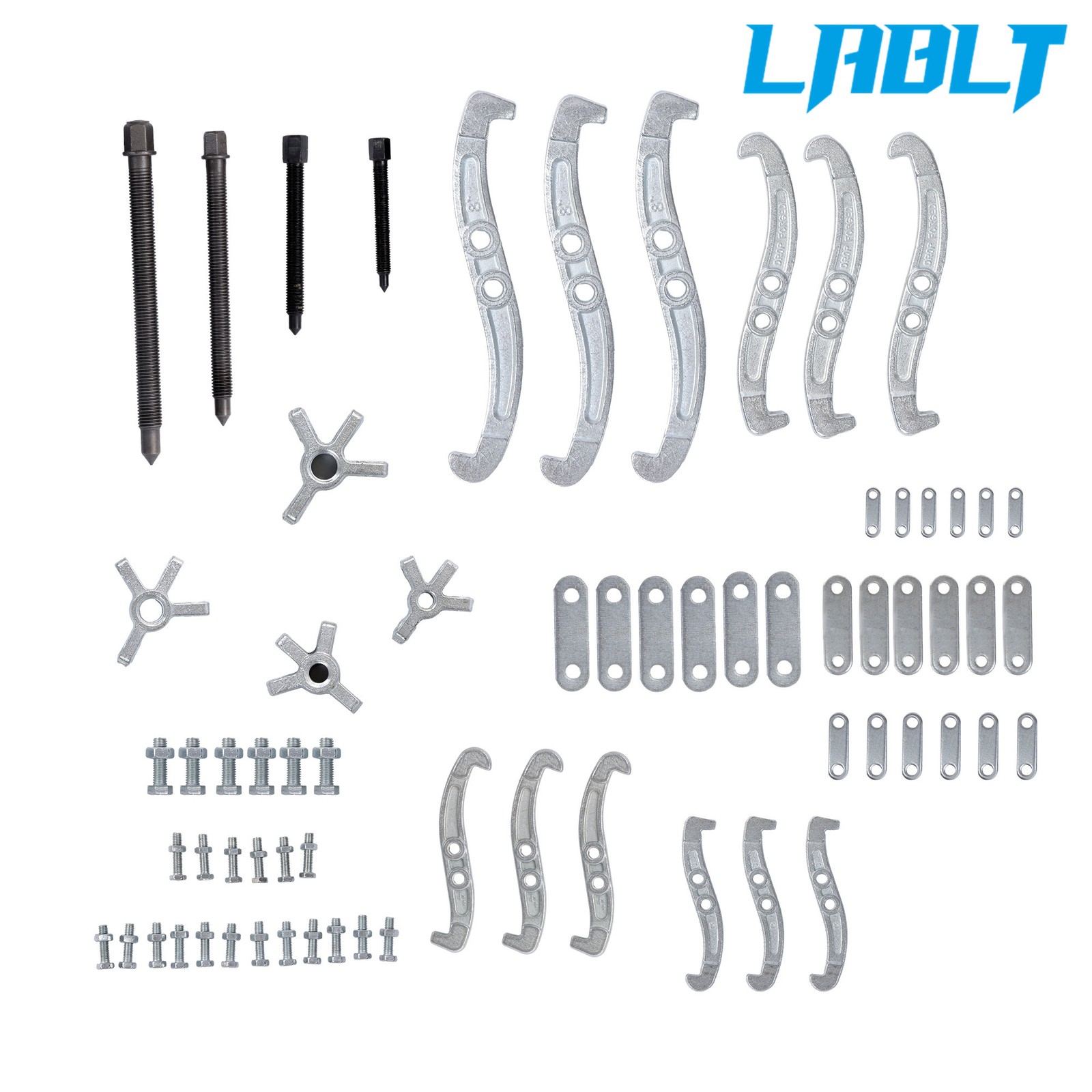LABLT Gear Puller 3 Jaw Set 3″ 4″ 6″ 8″ Gear Pulley Bearing Puller Auto Mechanic