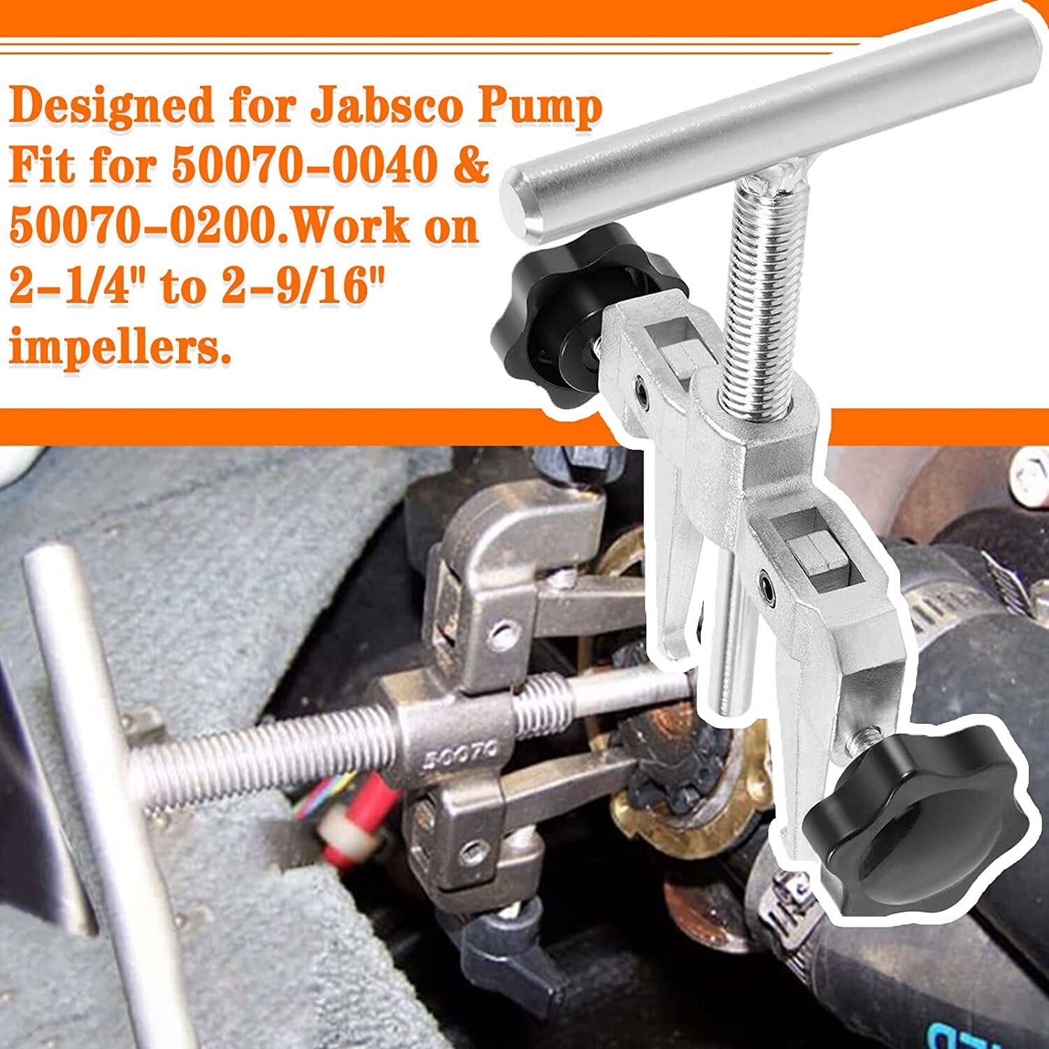 660040-1 Impeller Puller/Removal Tool for Jabsco Pump 50070-0040 50070-0200