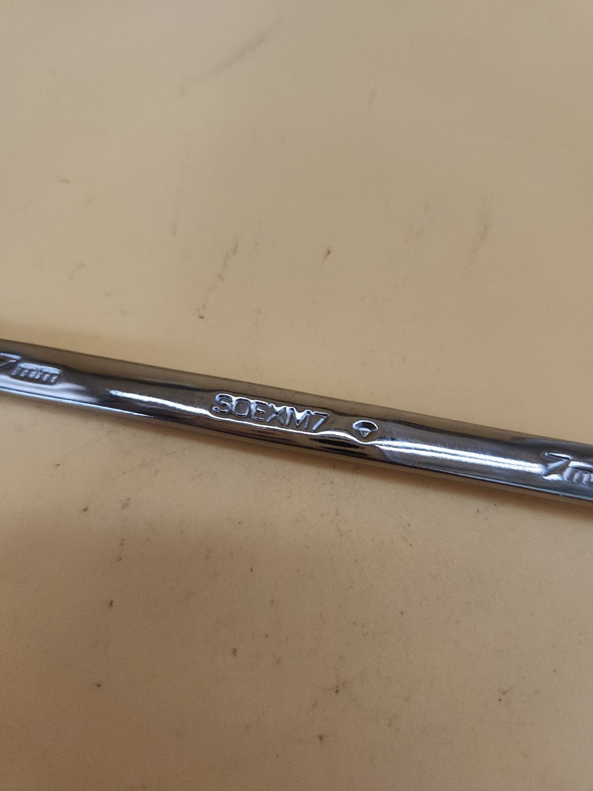 Snap-on Tools 7mm Metric 12pt Flank Drive PLUS Combination Wrench SOEXM7 USA
