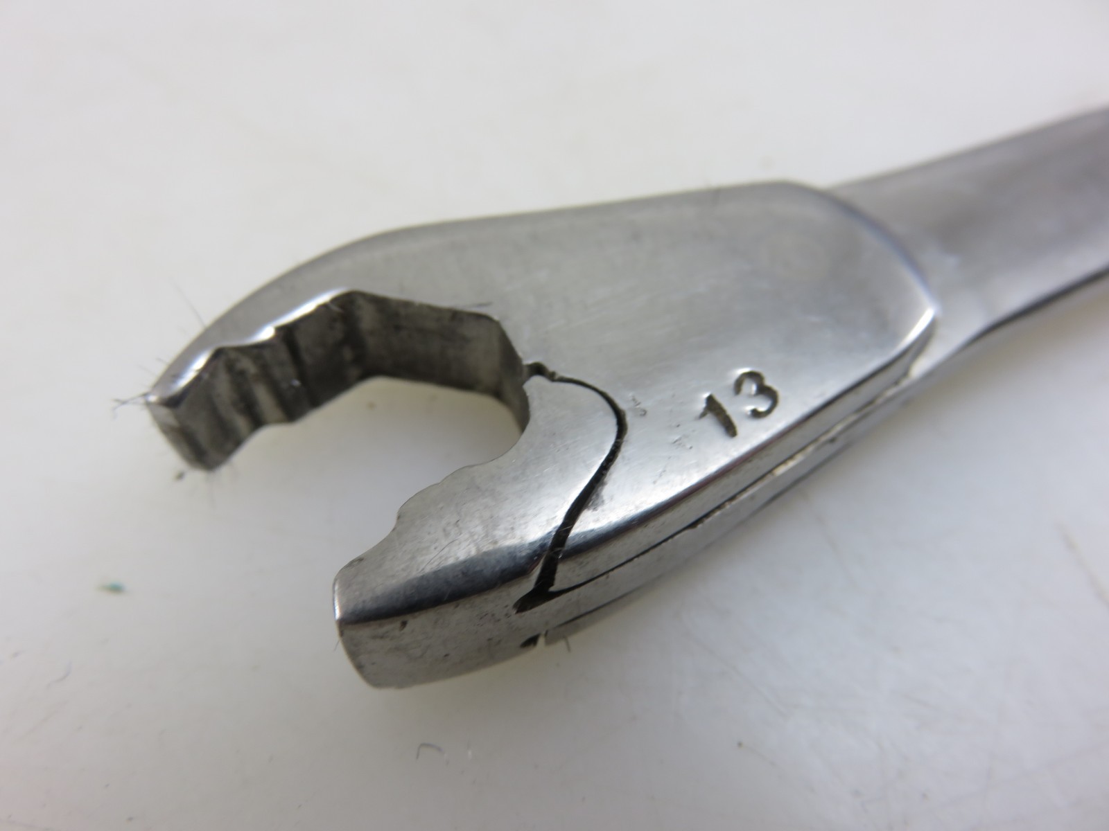 Alden Wrench METRIC Open End Ratcheting & Fixed Wrench 13mm x 13mm Made In USA