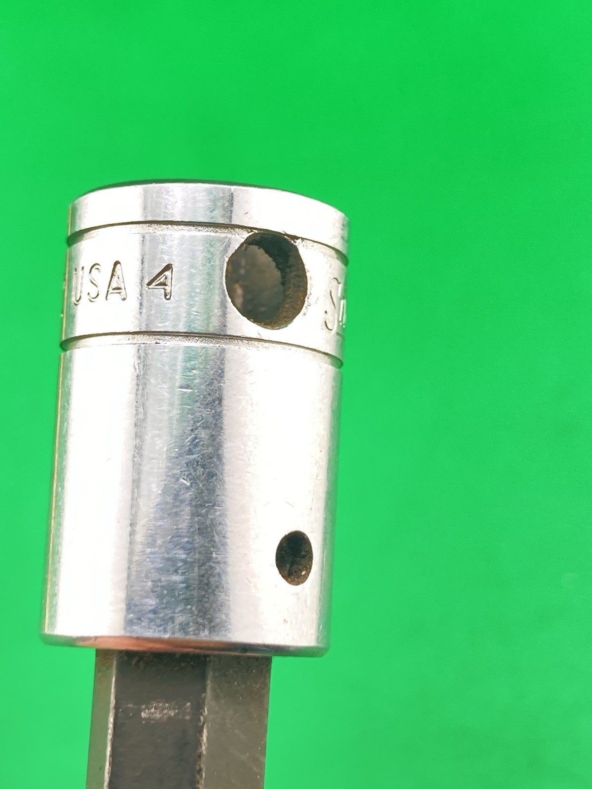 Snap-On Tools 3/8″ Drive SAE 3/8″ Long Ball Hex Socket Driver FABL12 USA Nice