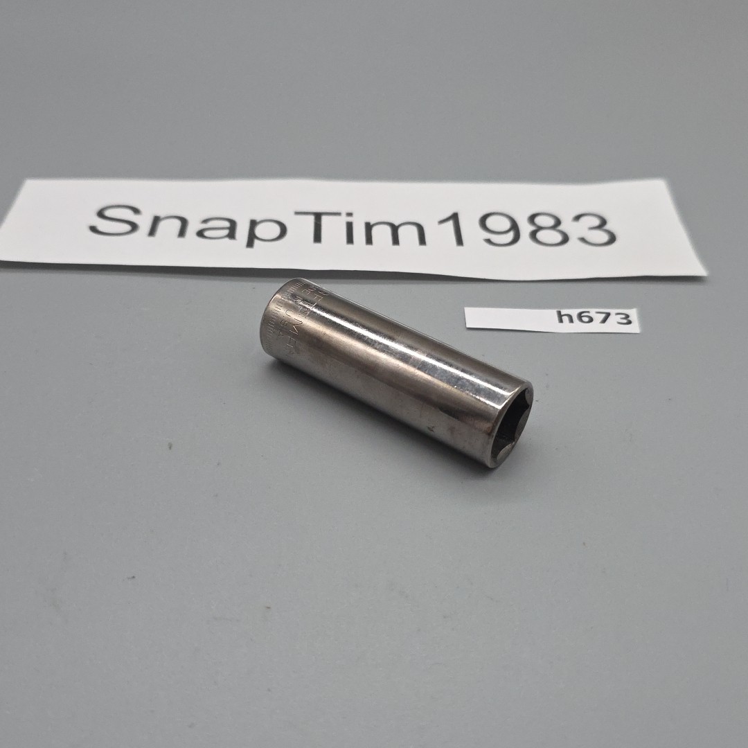 Craftsman Tools 3/8” Drive Deep Well Socket Metric 15mm G2 44432 USA