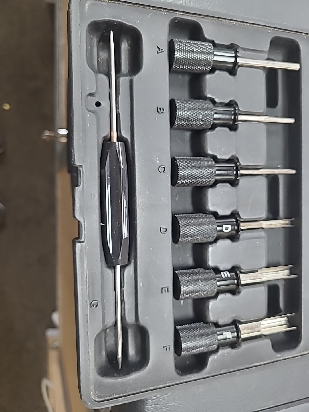 Matco Tools DTTK07A 7 Piece Deutsch Terminal Tool Kit (GENTLY USED)