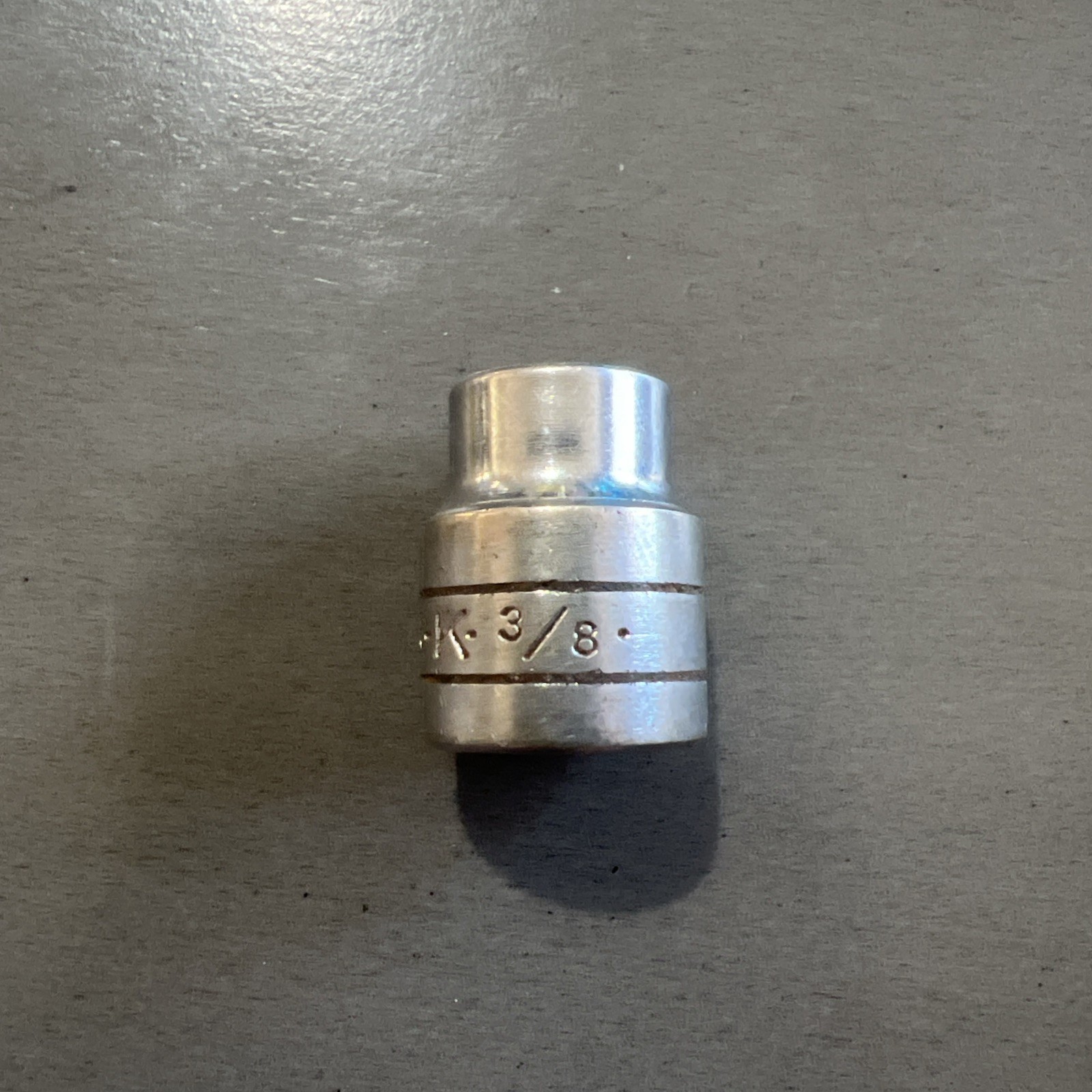 S-K Tools 3/8″ 6 Point Shallow Chrome Socket 3/8″ Drive 45112 USA
