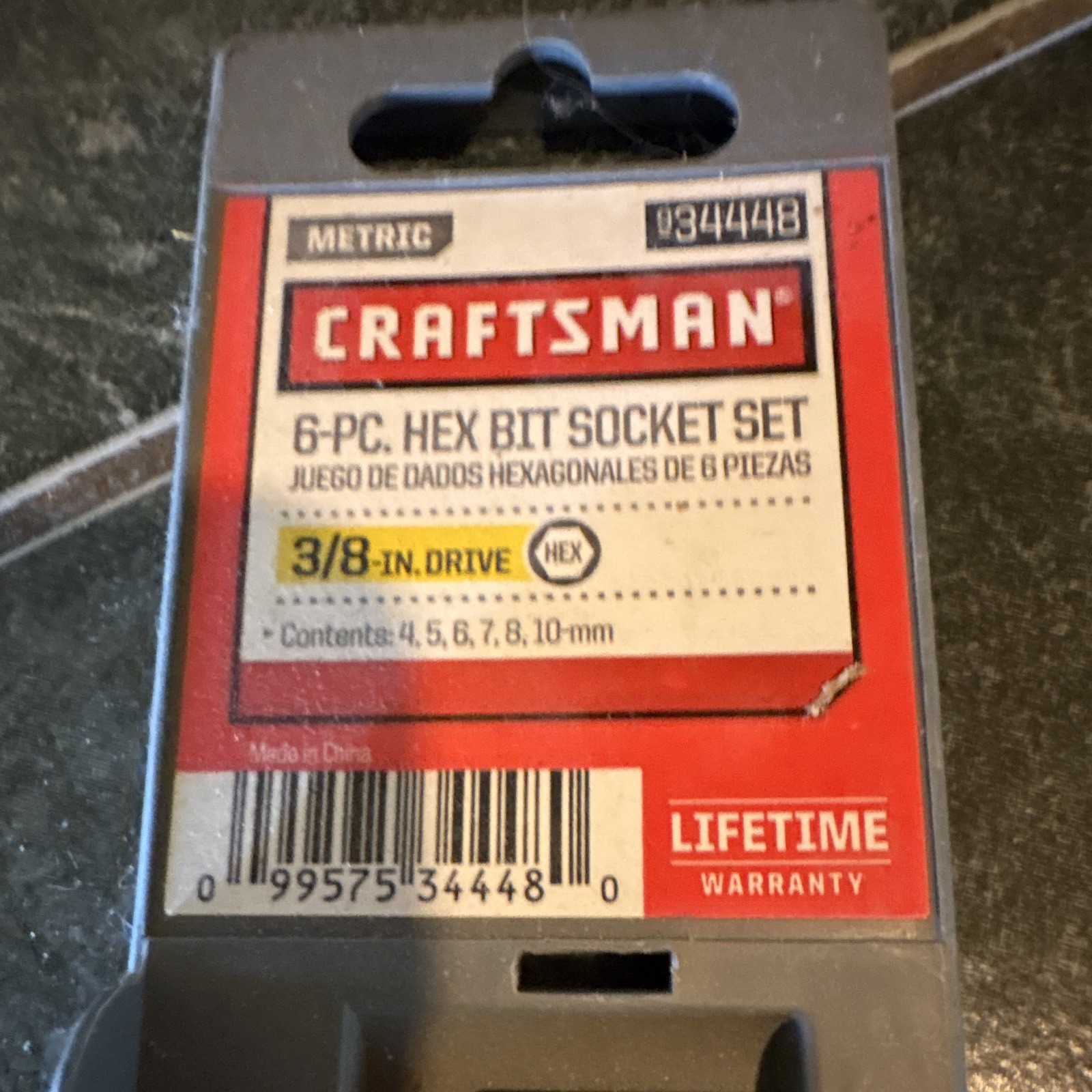 Craftsman 6 Piece Hex Bit Socket Set