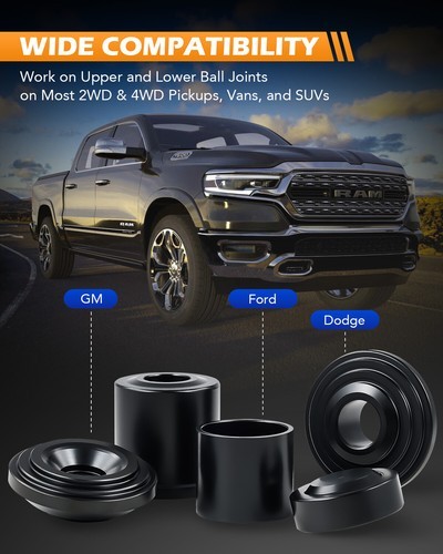 21PC C-PRESS BALL JOINT MASTER SET SERVICE KIT REMOVER INSTALLER 2 4 WD AUTO