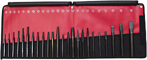 Mayhew Tools 61050 24 Pc. Punch & Chisel Set Brand New!