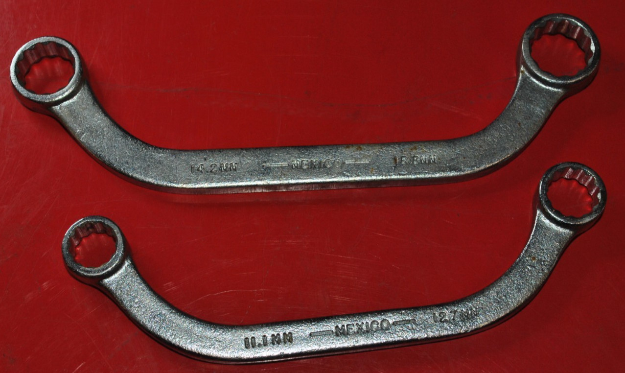 URREA Mexico 2-Piece Half Moon Wrench Set 7/16 – 5/8″