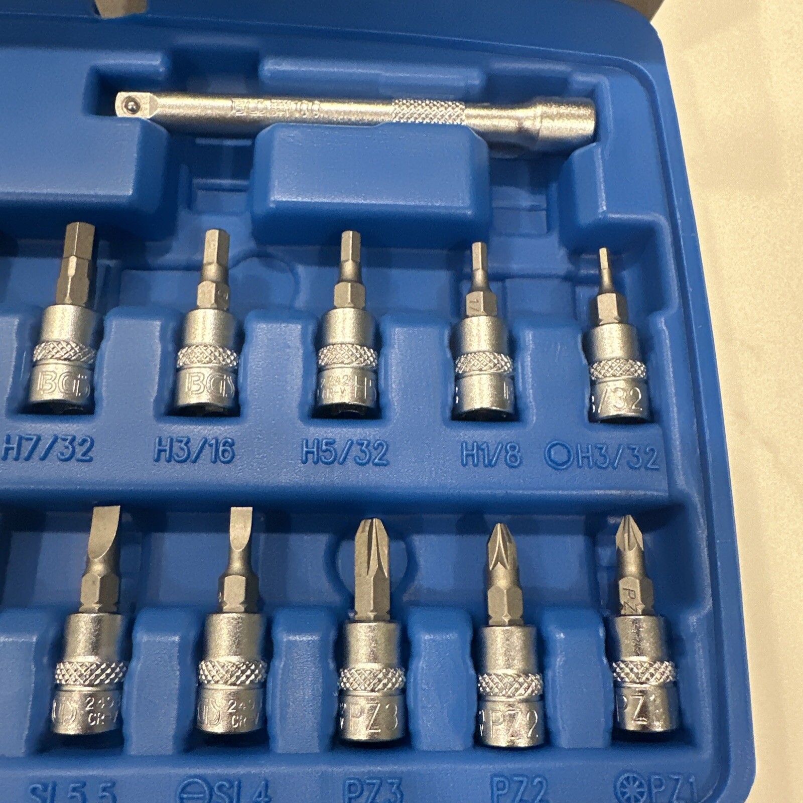 BGS 1/4″ Inch Mechanic Socket Set 46 Pc. Set SAE No. 2141 Steckschlüssel-Satz